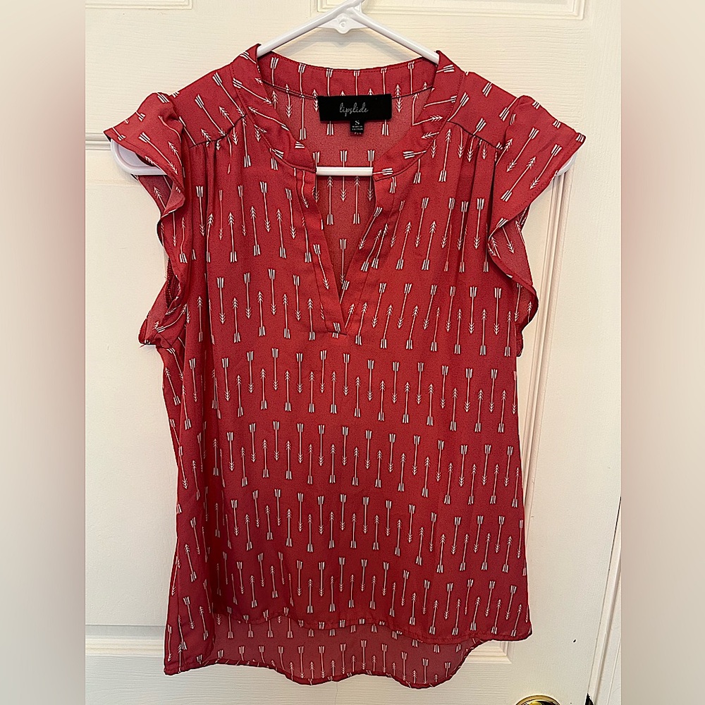 Pink Arrow Blouse - size S
